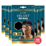 Titan Velvet Du Rag Extra Long Tail - 1.0 ea nan (Pack of 48)
