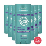 Toms Of Maine Antiperspirant Deodorant Aluminum Free Wild Lavender 3.25Oz (Pack of 12)