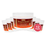 Topiclear 3 in 1 Creme Cocoa Butter Shea Butter Carrot Butter 18 fl oz (Pack of 12)