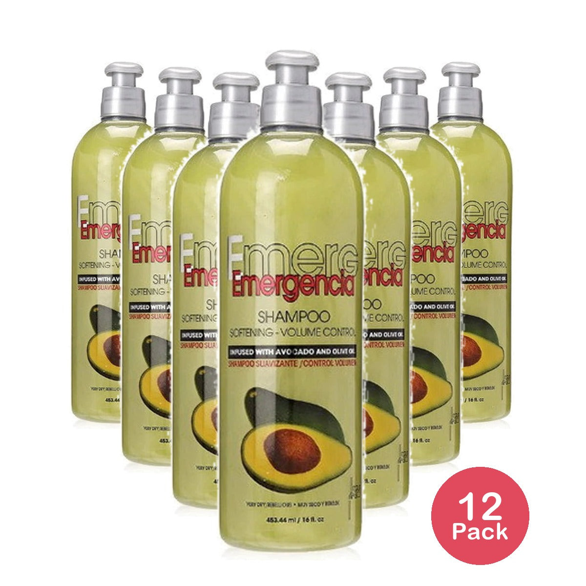 Toque Magico Emergencia Shampoo Avocado and Olive 16 oz (Pack of 12)