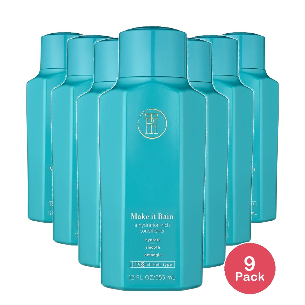TPH By Taraji Make it Rain Deep Conditioner & Hair Detangler with Aloe Vera, Avocado (Pack of 9)