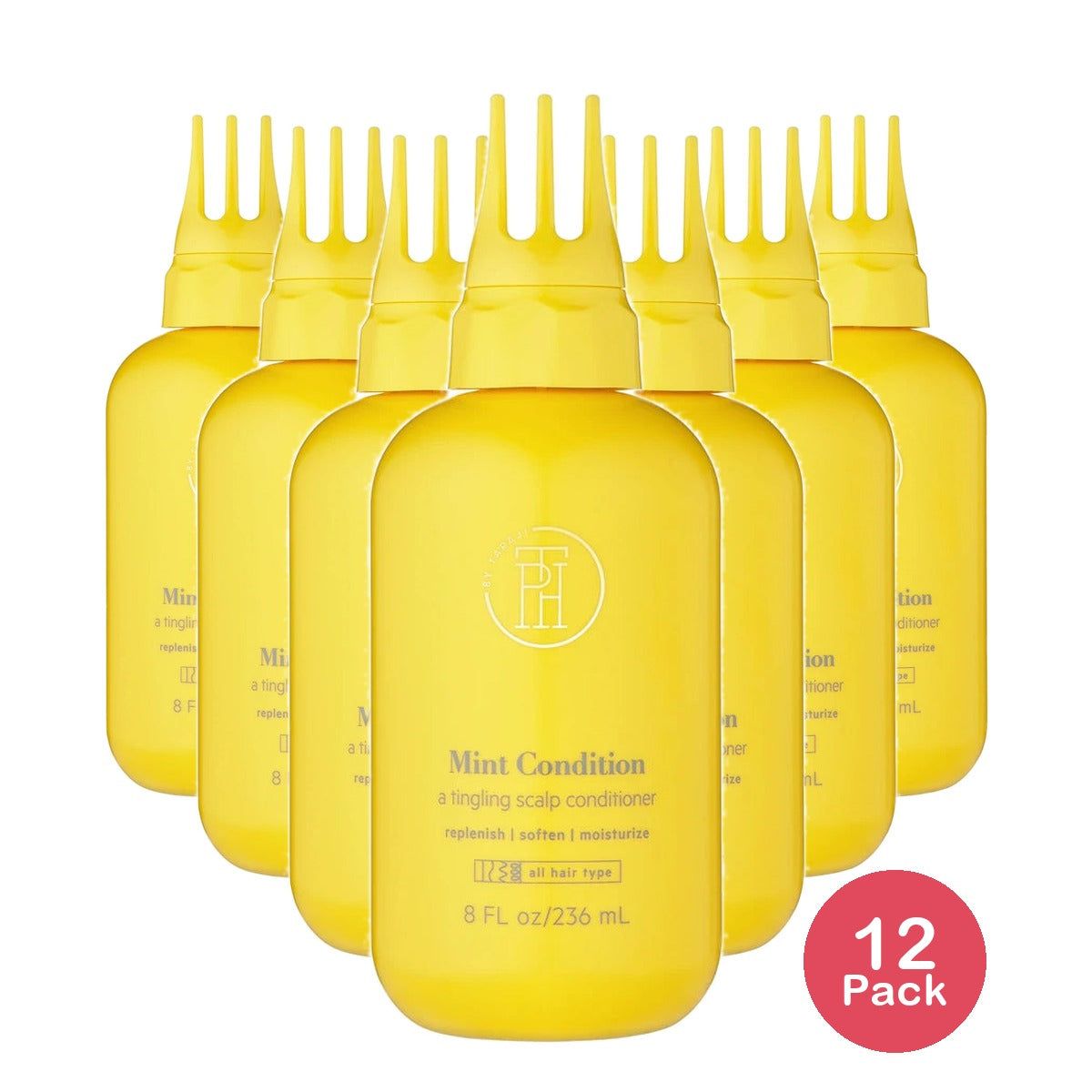 TPH BY TARAJI Mint Condition Tingling Scalp Conditioner with Shea Butter Aloe V 8 Oz (Pack of 12)