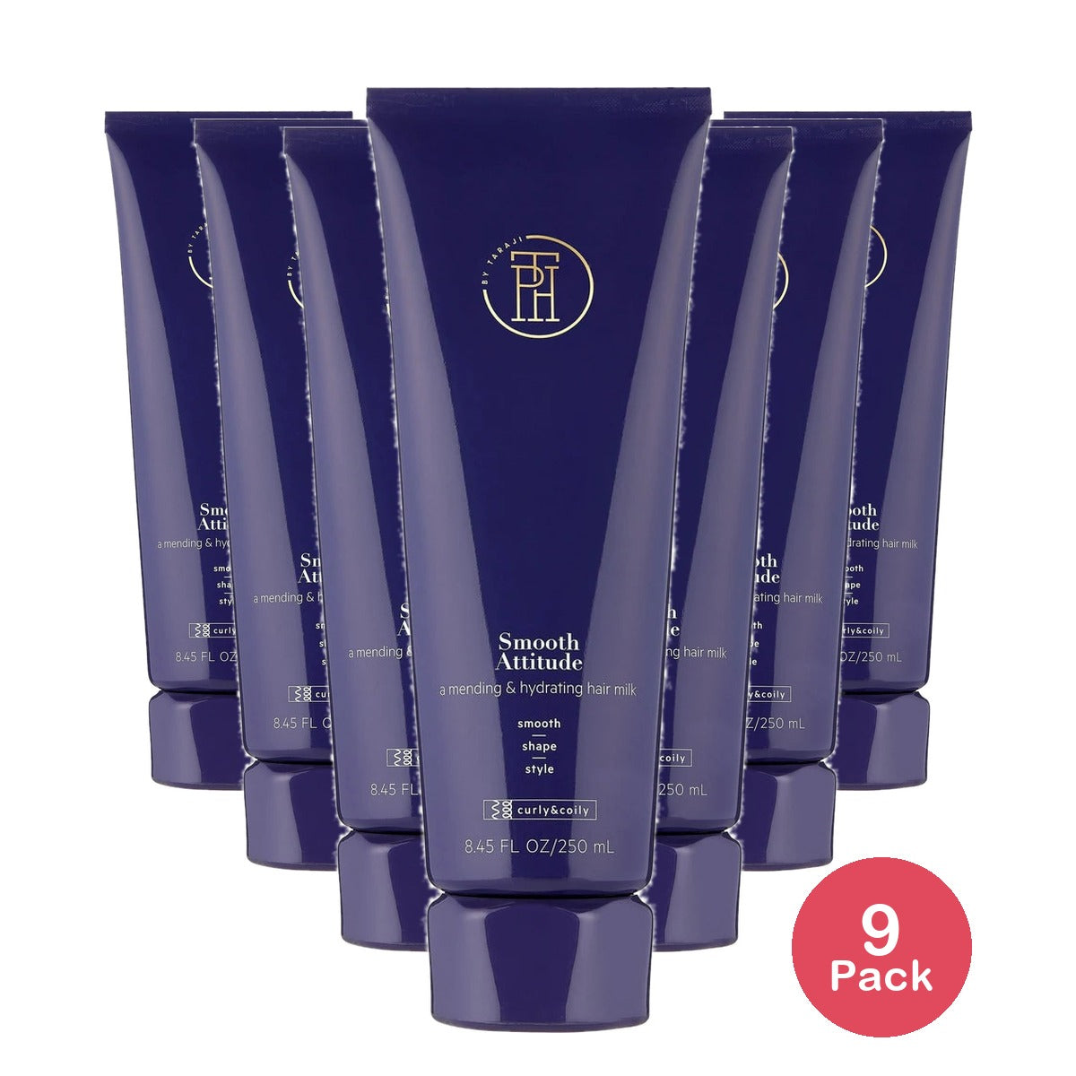 TPH by TARAJI Smooth Attitude Mending Hair Milk - 8.45 fl oz (Pack of 9)
