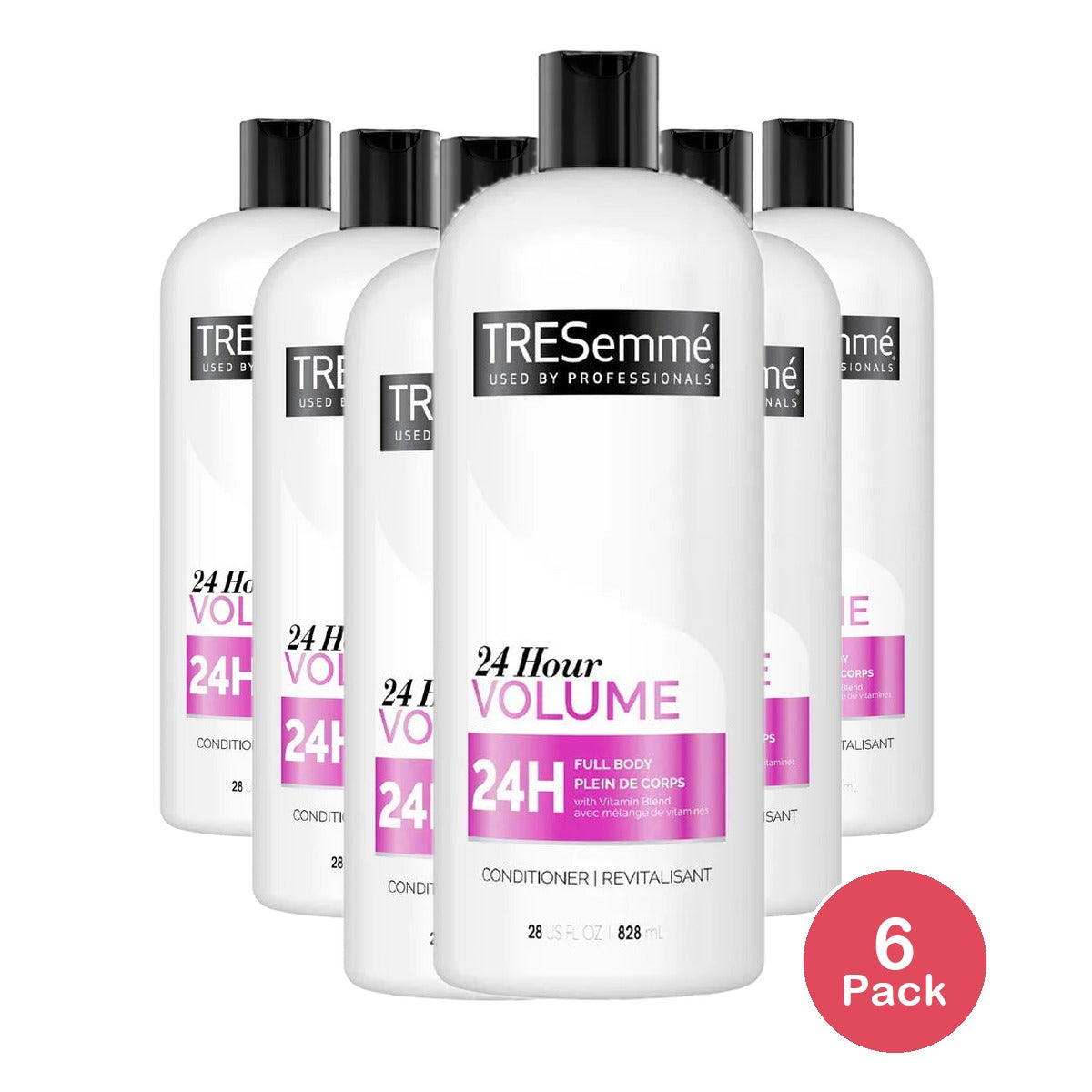 Tresemme 24 Hour Healthy Volume Hair Conditioner- 28Oz (Pack of 6)