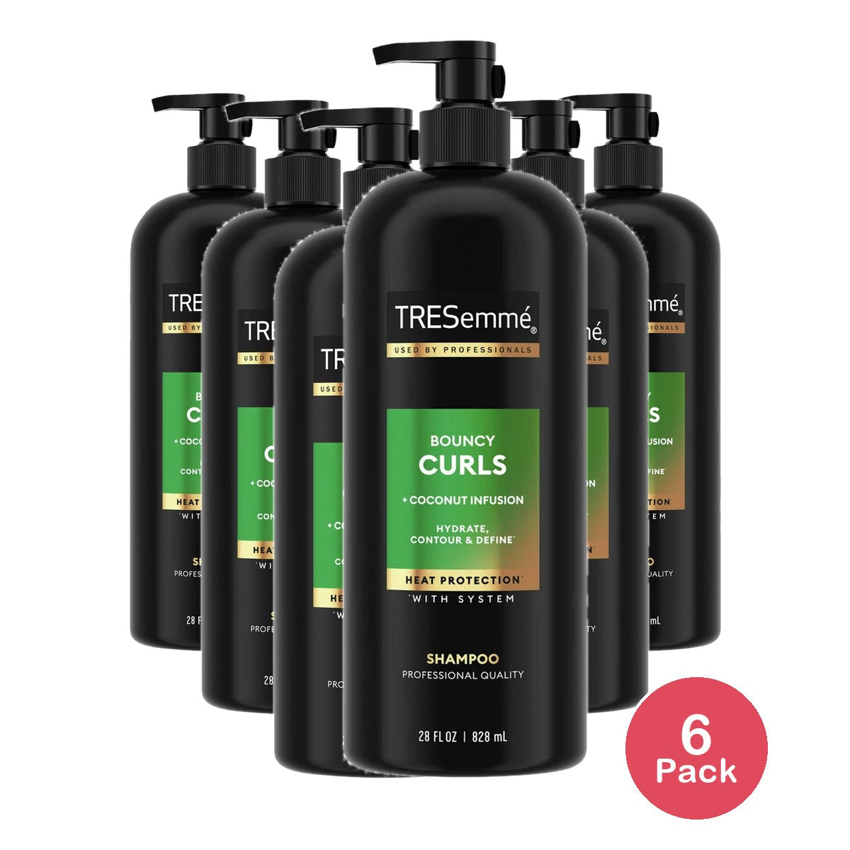TRESEMME SHAMPOO BOUNCY CURLS 3 PIECE 28 OZ. product package
