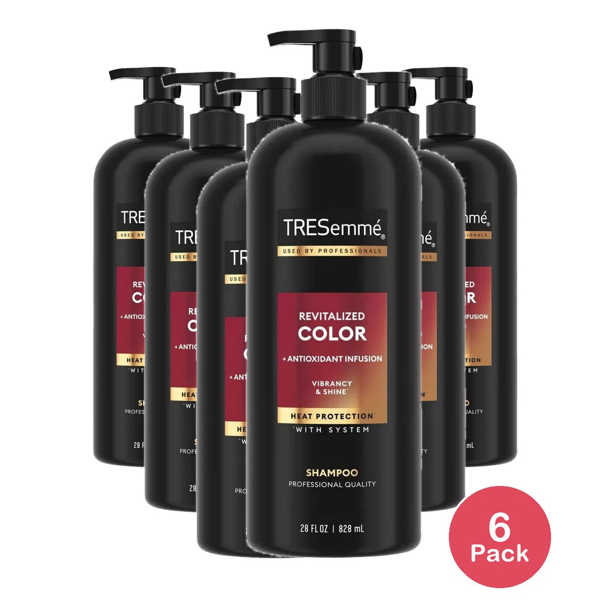 Tresemme Revitalized Color Vibrance & Shine Shampoo for Color Treated Hair - 28 28 Oz (Pack of 6)