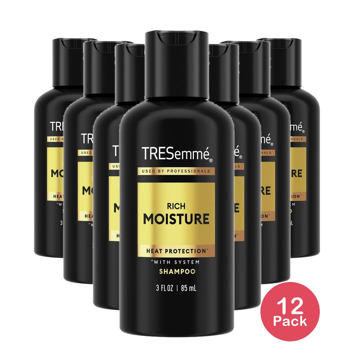 Tresemme Rich Moisture Hydrating Shampoo with Pro Style Technology 3 oz (Pack of 12)