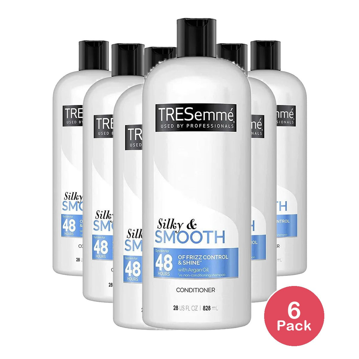 Tresemme Smooth and Silky Conditioner With Morroccan Argan Oil 28Oz (Pack of 6)