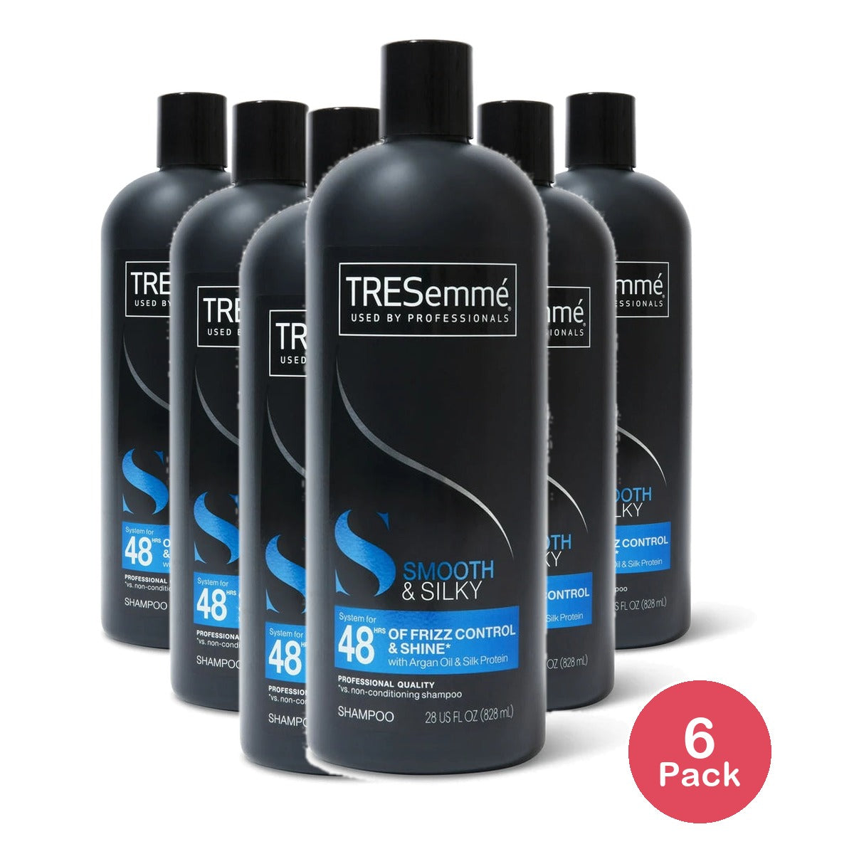 TRESemme Smooth & Silky Shampoo 28 Oz (Pack of 6)