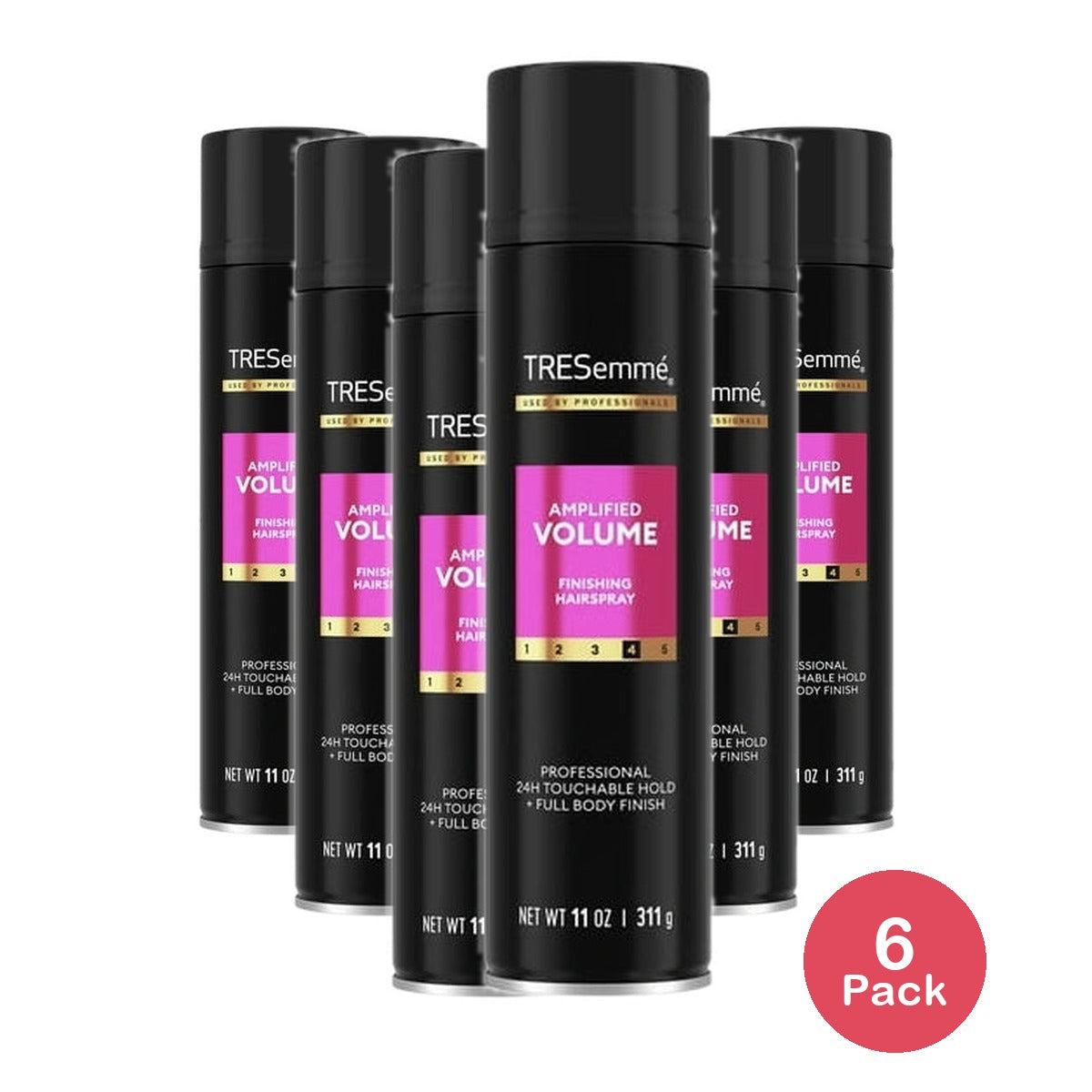 Tresemme Total Volume Hairspray for 24-Hour Frizz Control -11 oz (Pack of 6)