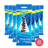 Trident Original Chewing Gums 3pk 2.8 Oz (Pack of 20)