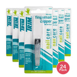 Trim Deluxe Quality Steel Fingernail Clipper with File 3.2Oz (Pack of 24)