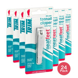 Trim Neatfeet Deluxe Toenail Clipper with File 0.94Oz (Pack of 24)