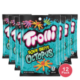 Trolli Sour Brite Octopus 4.25 Oz (Pack of 12)