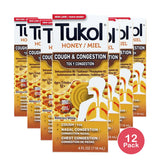 TUKOL Adult X-Pecto Miel Honey Cold Syrup, 4 oz (Pack of 12)