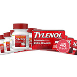 Tylenol Extra Strength Caplets For Adults 3.68Oz (Pack of 48)