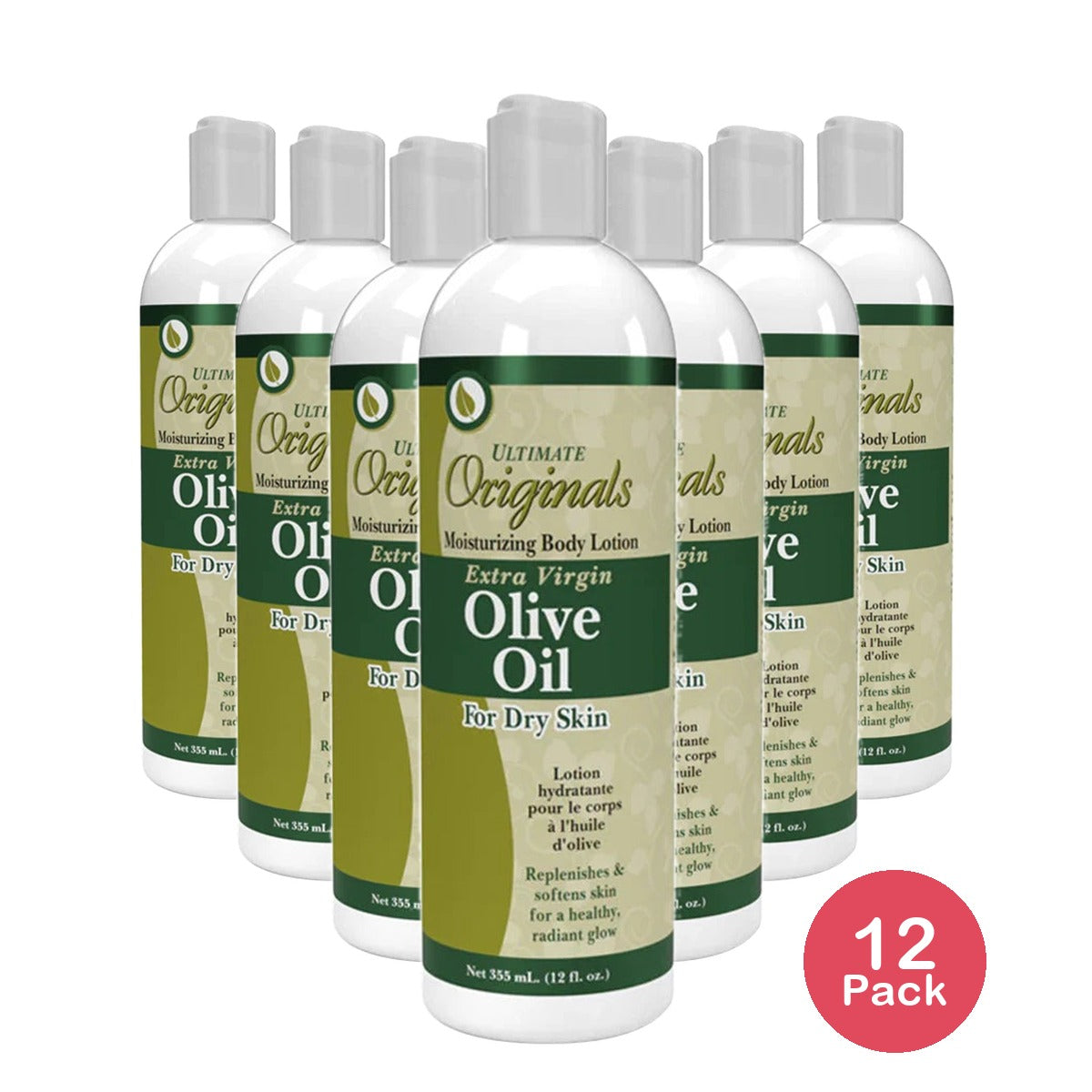 Ultimate Organics Moisturising Body Lotion Extra-Virgin Olive Oil (Pack of 12)