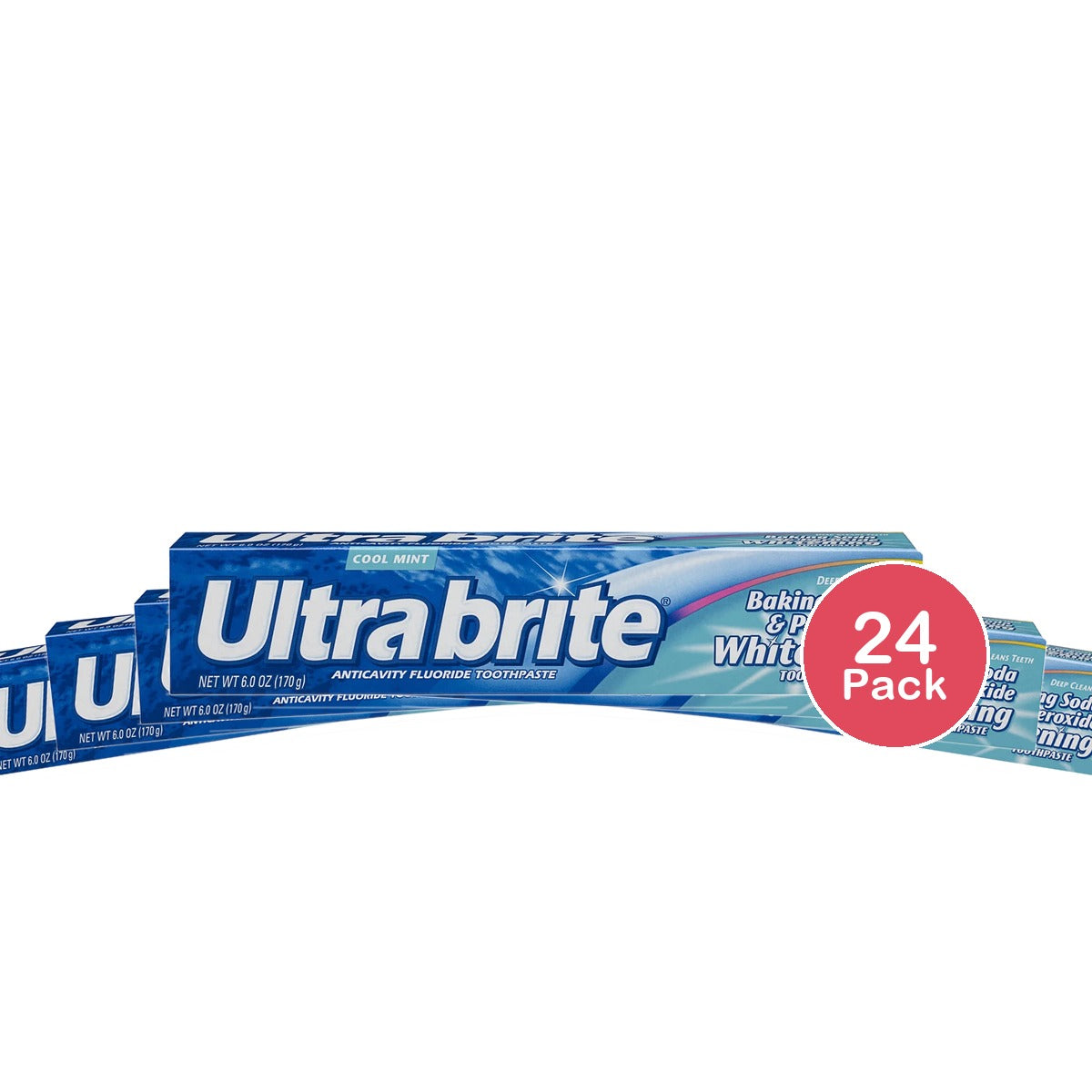 Ultra Brite Baking Soda And Peroxide Formula Toothpaste 6Oz (Pack of 24)