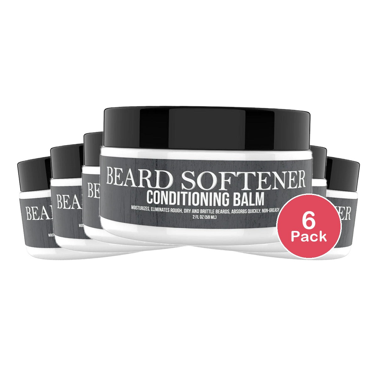 Uncle Jimmy Beard Softener 2 Oz. Conditioning Balm 2 Fl. Oz (Pack of 6)