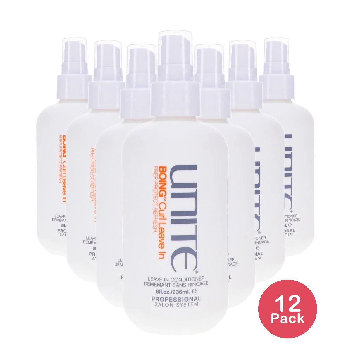 UNITE Hair BOING Curl Leave-In Conditioner, 8 fl. Oz (B0753H4SMM) (Pack of 12)