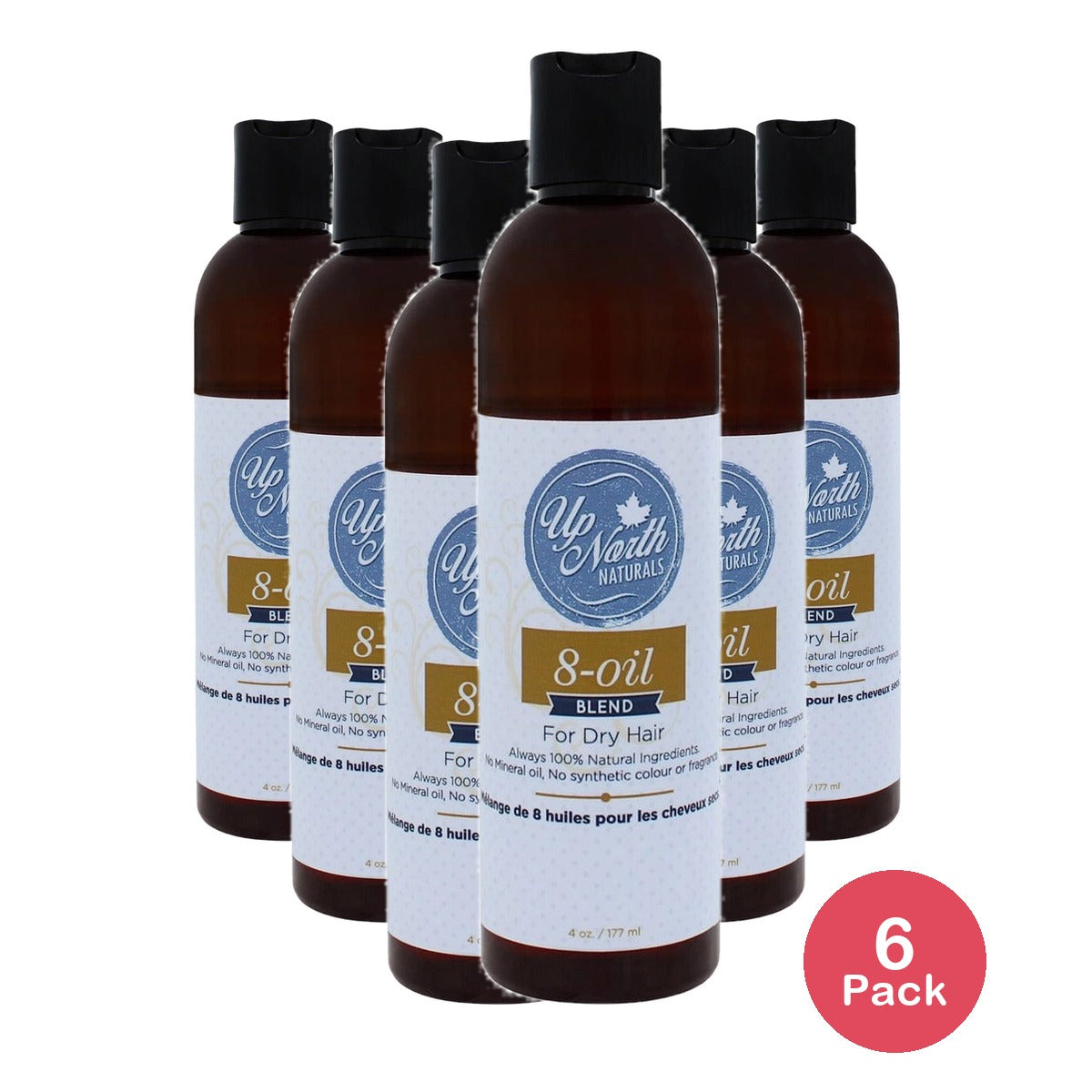 Up North Naturals Hydrating Treatment Oil 4 Oz (Pack of 6)