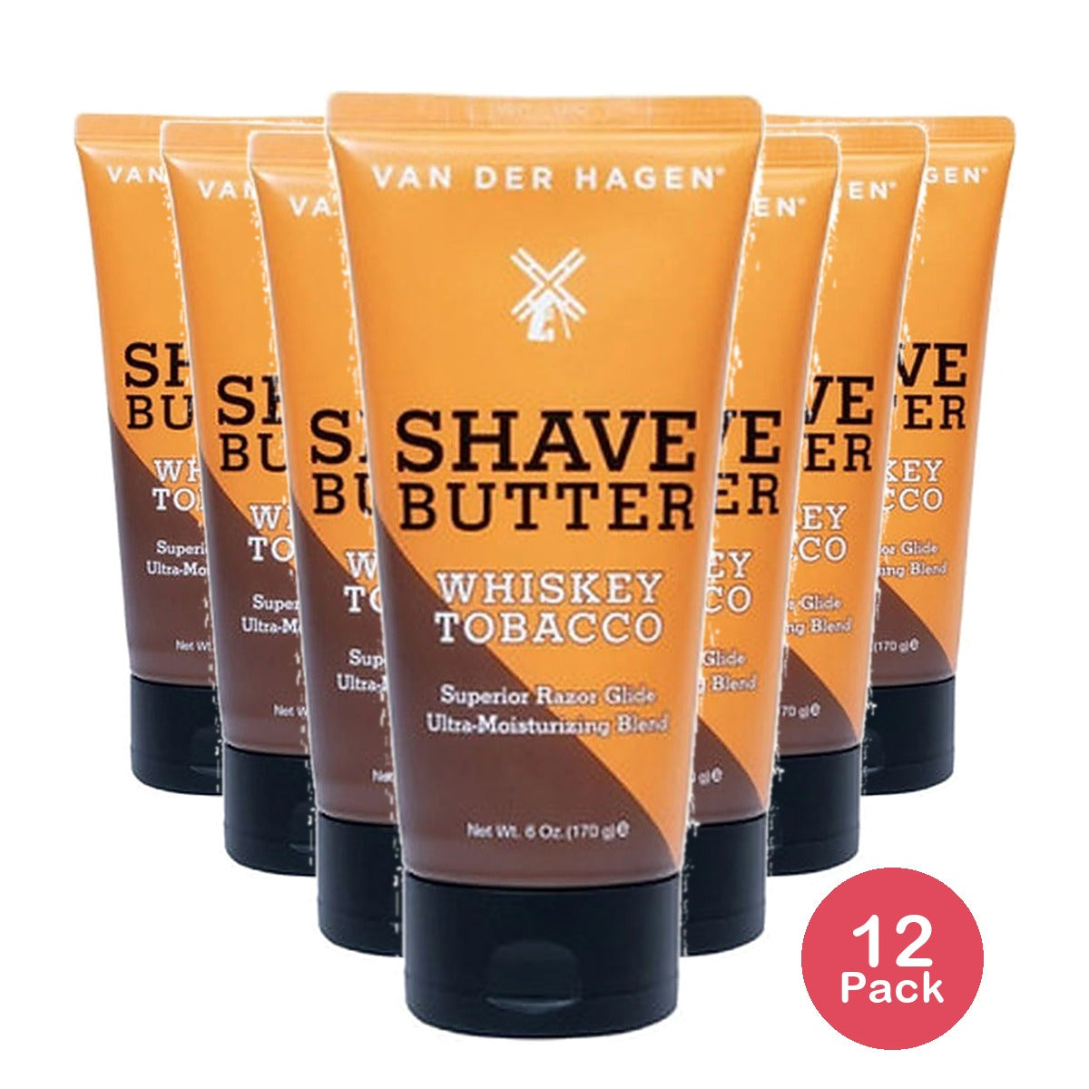 Van Der Hagen Shave Whiskey 6 Oz (Pack of 12)
