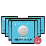 Van Der Hagen Unscented Shave Soap 3.5 Oz (Pack of 12)
