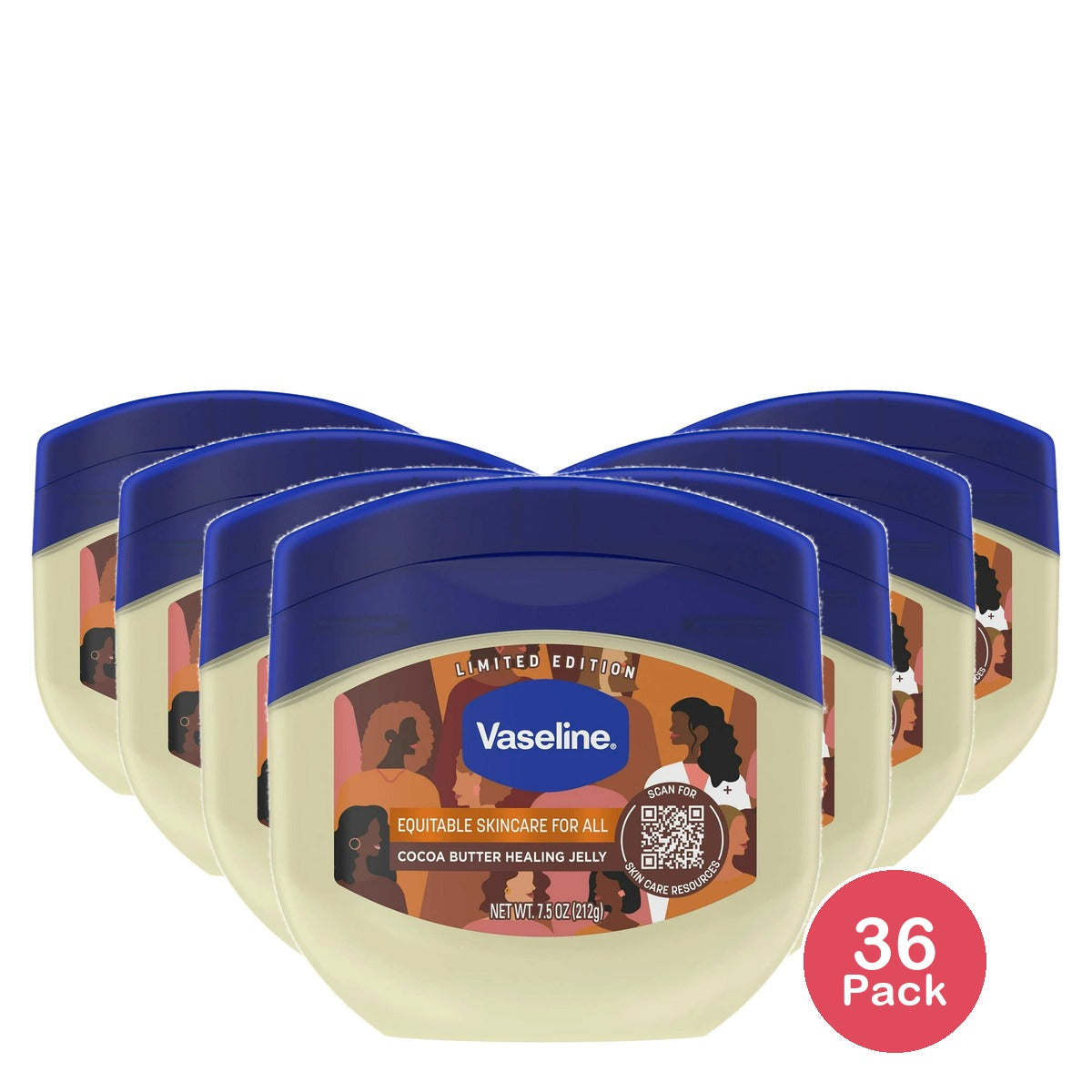 Vaseline Cocoa Butter Petroleum Jelly 7.5oz (Pack of 36)