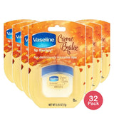 Vaseline Lip Therapy Creme Brulee Jar 0.25Oz (Pack Of 32)