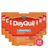 Vicks Dayquil Cold & Flu Relief LiquiCaps 16 ea (Pack of 24)