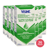 Visine, Allergy Eye Relief, Multi-Action Eye Drops, 15ml 0.5 Oz (Pack of 36)