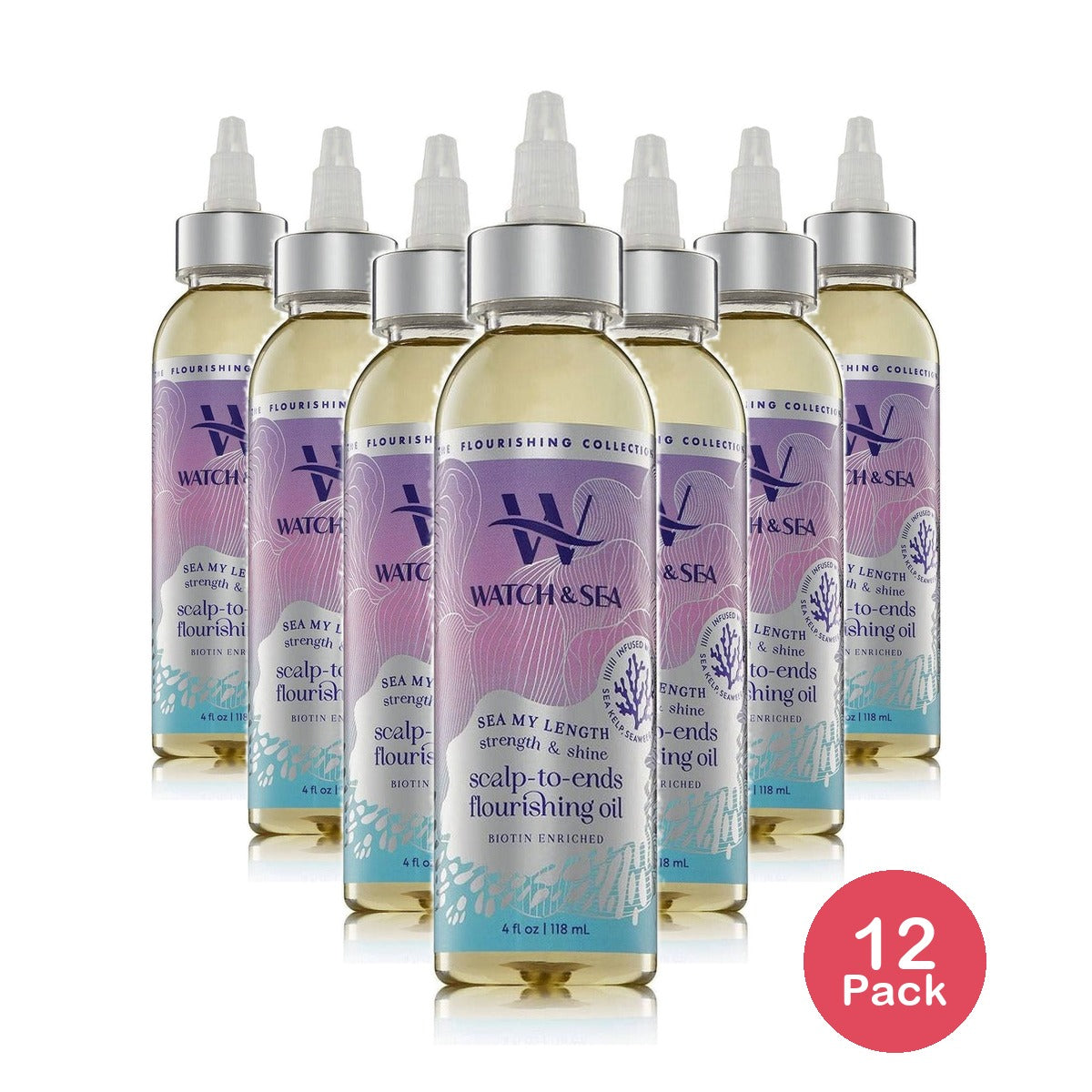Watch & Sea My Length Scalp to Ends Oil 4 Fl Oz (Pack of 12)