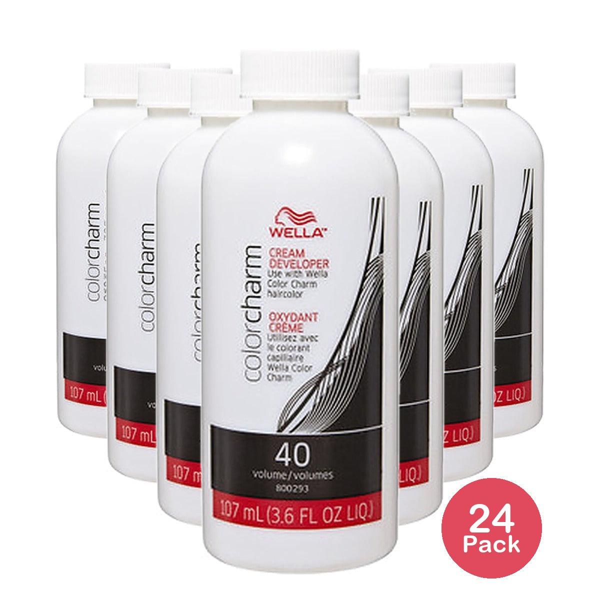 Wella Color Charm Cream Developer 40 Volume 3.6 Oz (Pack of 24)