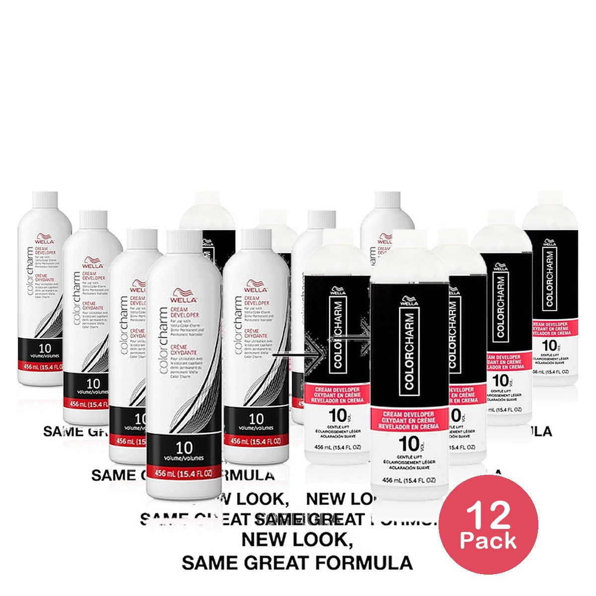 Wella Color Charm Creme Developer 10 Volume 15.4 Oz (Pack of 12)