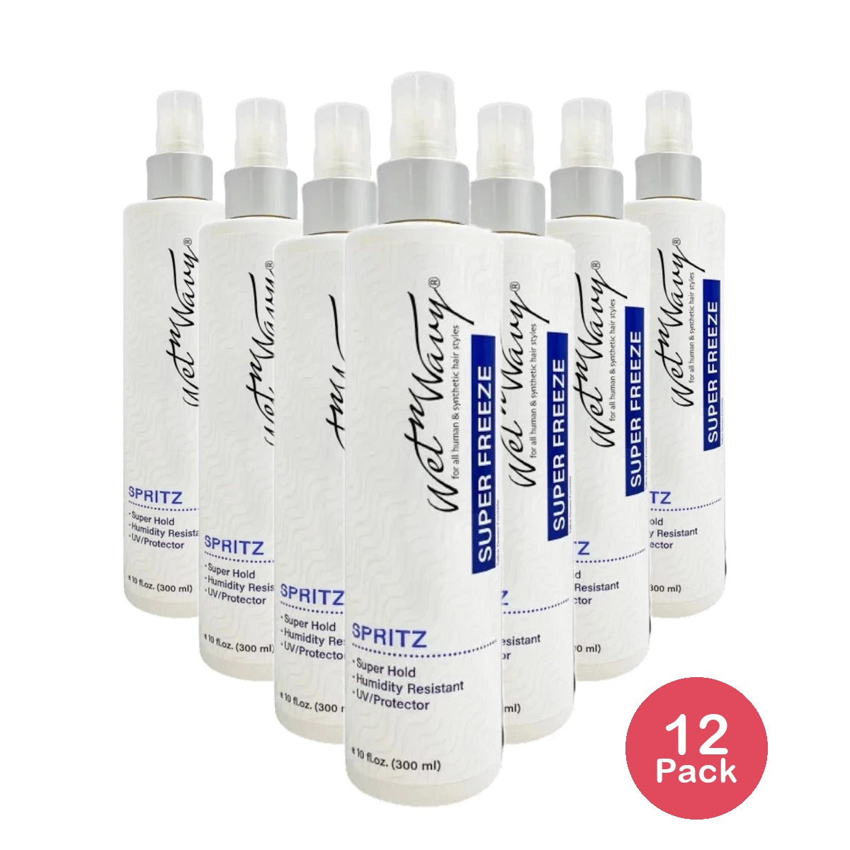 Wet-N-Wavy Super Freeze Spritz 10 Fl. Oz (Pack of 12)
