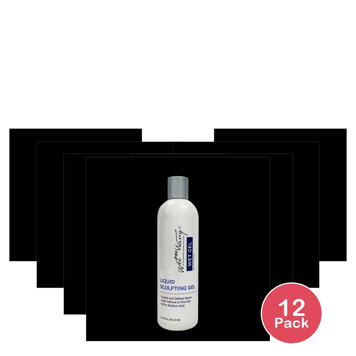 Wet-N-Wavy Wet Gel 12 Oz (Pack of 12)
