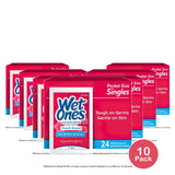 Wet Ones Antibacterial Hand Wipes Singles (Pack of 10)