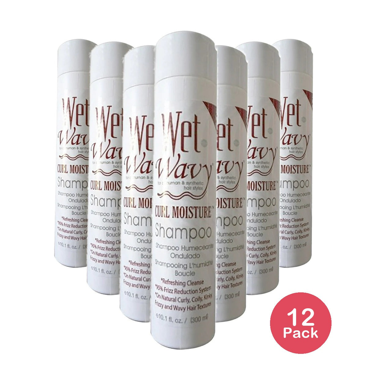 Wet Wavy Curl Moisture Shampoo 10 oz (Pack of 12)
