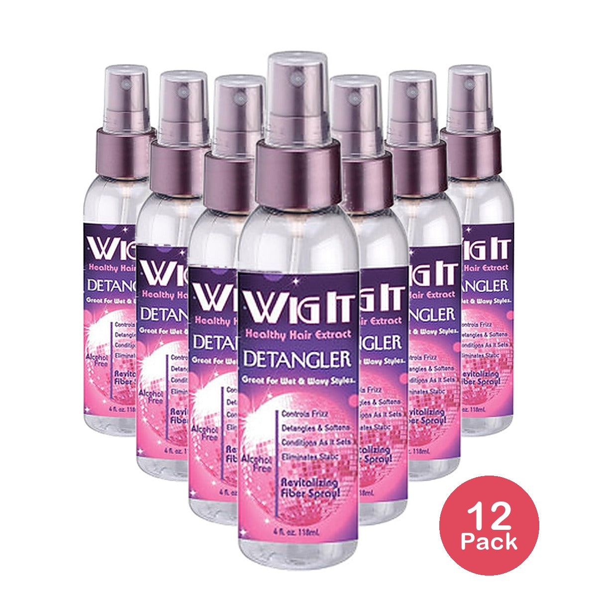 Wig It Detangler 4 Oz (Pack of 12)
