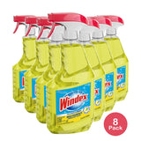 Windex Disinfectant Cleaner Multi-Surface Spray Citrus Fresh Scent 23Oz (Pack of 8)