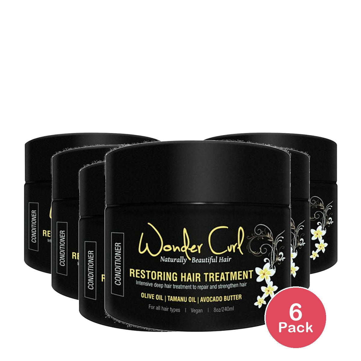 Wonder Curl Restor Hair Treatment 8 Oz (Pack of 6)