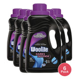 Woolite All Darks 33 Loads Liquid Laundry Detergent Dark &amp; Black clothing 50 oz (Pack of 6)