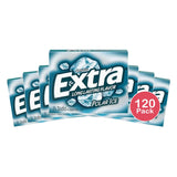 Wrigleys Extra Sugar Free Chewing Gum Polar Ice - 15 Sticks 10 Pack 0.11Oz (Pack Of 120)