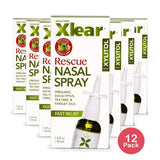 Xlear Rescue Nasal Spray with Xylitol 1.5Oz (Pack of 12)
