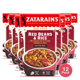 Zatarain's No Artificial Flavors Red Beans & Rice Dinner Mix Box 8 OZ (Pack of 12)