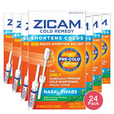 Zicam Cold Remedy Plus Multi-Symptom Relief Homeopathic Nasal Swabs2.24oz (Pack of 24)