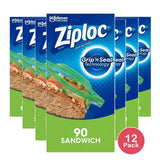 Ziploc Sandwich Bags 11.99 Oz (Pack of 12)