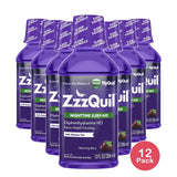 Zzzquil Night Time Sleep-Aid Liquid Warming Berry Flavor12Oz (Pack of 12)