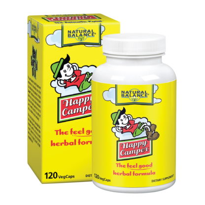 Natural Balance Happy Camper Herbal Formula Veggie Capsules, 120 Ea